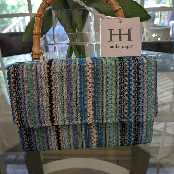Haute Hippie Multicolor Woven Bag - Picture 1 of 7